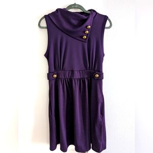 Retro purple dress